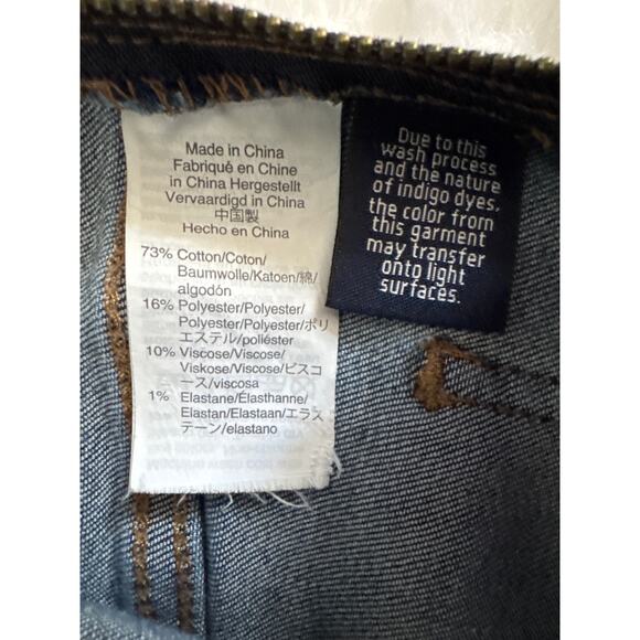 Madewell Denim Overalls Medium Wash Distressed Knees size ziper  Medium - Picture 10 of 10